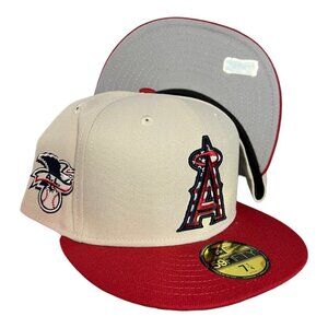 New Era Anaheim Angels 2024 Independence Day 59FIFTY Fitted Hat Cap
